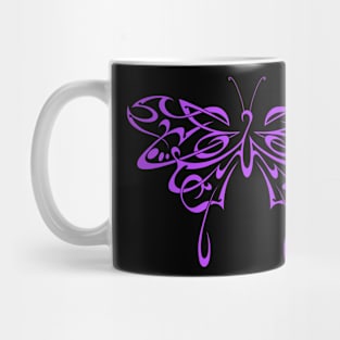 Tribal butterfly (purple) Mug